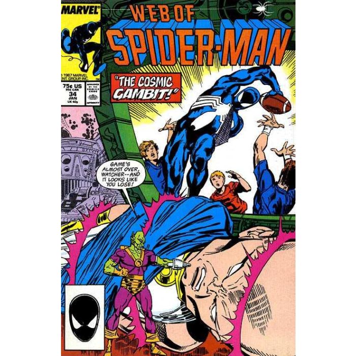 Web Of Spider Man 1985 34 50 Vgf Sal Buscema Art The Watcher House Of M Comics 5273