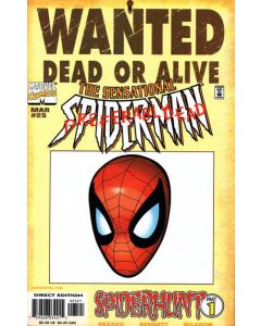 Sensational Spider-Man (1996) #  25 Cover B (9.0-VFNM) Wanted Poster Variant