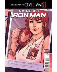 Invincible Iron Man (2015) #  10 (7.0-FVF) Civil War II