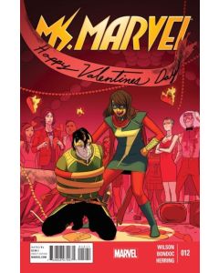 Ms. Marvel (2014) #  12 (9.2-NM) Loki, Valentines Day issue