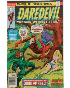 Daredevil (1964) # 142 UK Price (8.0-VF) Cobra, Mr. Hyde