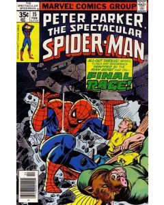Spectacular Spider-Man (1976) #  15 (5.0-VGF) Razorback, Man-Beast
