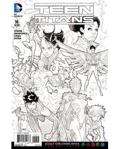 Teen Titans (2014) #  16 Cover B (8.0-VF) Adult Coloring Book variant