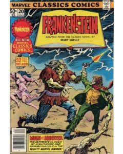 Marvel Classics Comics (1976) #  20 (5.0-VGF) Frankenstein