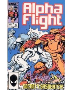 Alpha Flight (1983) #  23 (9.0-VFNM) 1st Tanaraq, Sasquatch loses Body