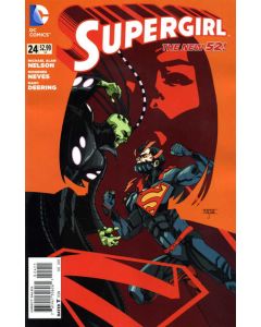 Supergirl (2011) #  24 (8.0-VF) Brainiac, Cyborg-Superman