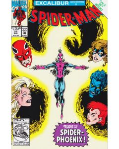 Spider-Man (1990) #  25 (9.0-VFNM) 1st Spider-Phoenix, Excalibur