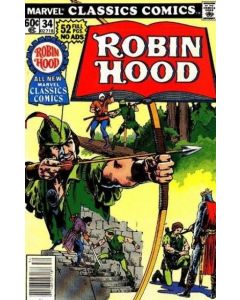 Marvel Classics Comics (1976) #  34 (7.0-FVF) Robin Hood