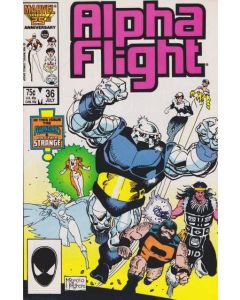 Alpha Flight (1983) #  36 (8.0-VF) Dr. Strange, Avengers