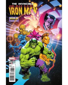 Invincible Iron Man (2017) # 597 Cover B (9.2-NM) Hulk Variant