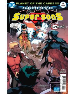 Super Sons (2017) #   6 Cover A (8.0-VF) Superboy joins the Teen Titans