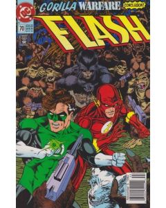 Flash (1987) #  70 Newsstand (6.0-FN) Green Lantern