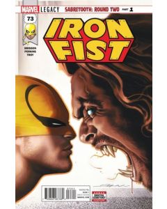 Iron Fist (2017) #  73 (8.0-VF) Sabretooth rematch