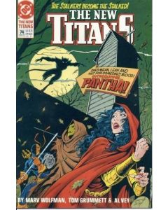 New Teen Titans (1984) #  74 Stickers on Cover (4.0-VG)