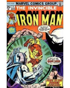 Iron Man (1968) #  75 (4.0-VG) Tear on back cover