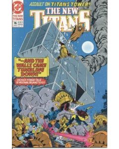 New Teen Titans (1984) #  76 Stickers on Cover (4.0-VG)