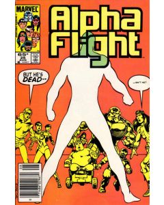 Alpha Flight (1983) #  25 Newsstand (7.0-FVF) 1st Quwrlin