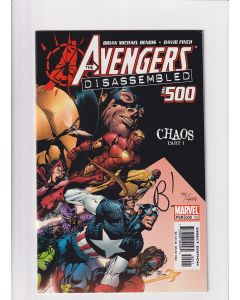 Avengers (1998) # 500 DF Signed (8.0-VF) (1969553) Disassembled