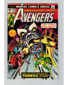 Avengers (1963) # 125 (3.0-GVG) Thanos, water damage (2035820)