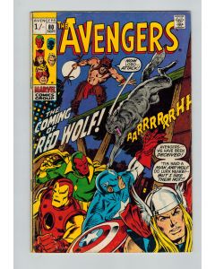 Avengers (1963) #  80 UK Price (5.0-VGF) (627171) 1st app. Red Wolf