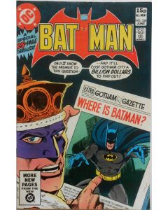 Batman (1940) # 336 UK Price (6.0-FN) The Monarch of Menace