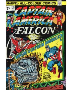 Captain America (1968) # 178 UK Price (2.0-GD) 1st app. Roscoe