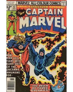 Captain Marvel (1968) #  53 UK Price (6.5-FN+) Black Bolt