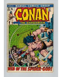 Conan the Barbarian (1970) #  13 UK Price (4.5-VG+) (58614)
