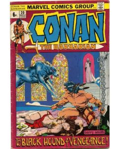 Conan the Barbarian (1970) #  20 UK Price (6.0-FN) Black Hound of Vengeance
