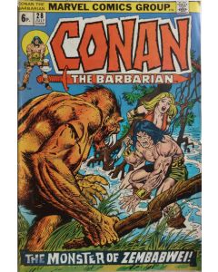 Conan the Barbarian (1970) #  28 UK Price (5.0-VGF)