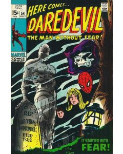 Daredevil (1964) #  54 (3.5-VG-) Staple rust, rust migration & stains