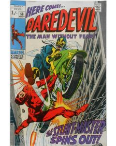 Daredevil (1964) #  58 UK Price (6.0-FN) 1st Stunt-Master