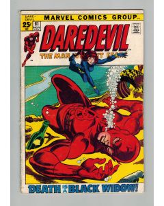 Daredevil (1964) #  81 (3.0-GVG) (401948) 1st Team-up Black Widow