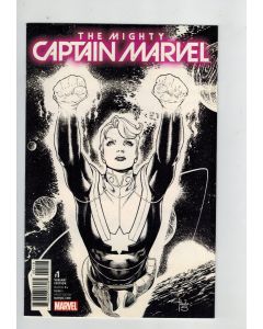 Mighty Captain Marvel (2017) #   1 Black and White Variant (9.0-VFNM)