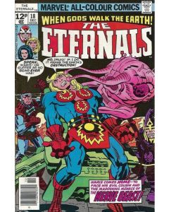 Eternals (1976) #  18 UK Price (6.0-FN) 1st Tiamut