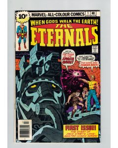 Eternals (1976) #   1 UK Price (7.0-FVF) (2041890) Kirby