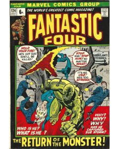 Fantastic Four (1961) # 124 UK Price (4.5-VG+)
