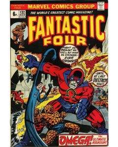 Fantastic Four (1961) # 132 UK Price (4.5-VG+) Omega, Quicksilver, Inhumans