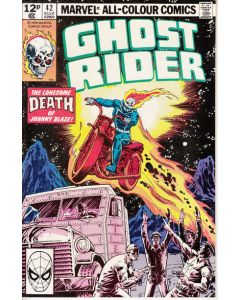 Ghost Rider (1973) #  42 UK Price (7.0-FVF) The Jackal Gang