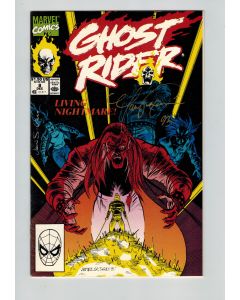 Ghost Rider (1990) #   8 SIGNED by Saltares & Texeira (8.0-VF) (2049667)
