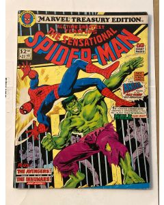 Marvel Treasury Edition (1974) #  27 (5.5-FN-) (2169914) Hulk, Spider-Man, New Angel Story