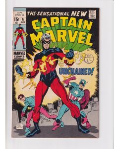 Captain Marvel (1968) #  17 (6.5-FN+) (2178381) 1st FULL app. (new) Captain Marvel