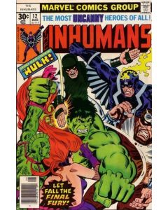 Inhumans (1975) #  12 (4.0-VG) Hulk, FINAL ISSUE