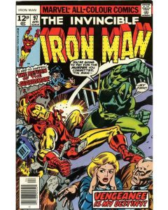 Iron Man (1968) #  97 UK Price (5.0-VGF) The Guardsman
