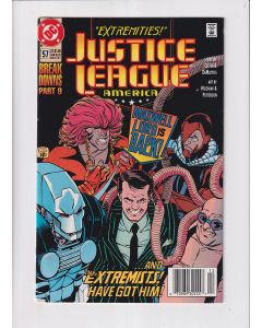 Justice League America (1987) #  57 Newsstand (7.0-FVF)