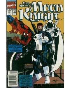 Marc Spector Moon Knight (1989) #  21 Newsstand (9.0-VFNM) Spider-Man Punisher