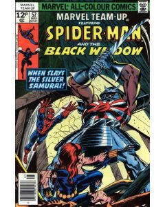 Marvel Team-Up (1972) #  57 (5.0-VGF) Black Widow, Silver Samurai