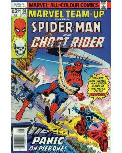 Marvel Team-Up (1972) #  58 UK Price (8.0-VF) Ghost Rider