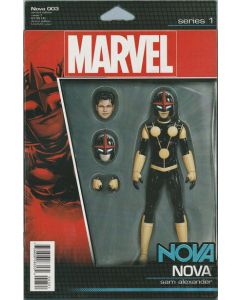 Nova (2015) #   3 Cover B (9.0-VFNM) Action Figure Variant