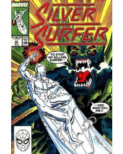 Silver Surfer (1987) #  23 (6.0-FN) Pricetag on cover
